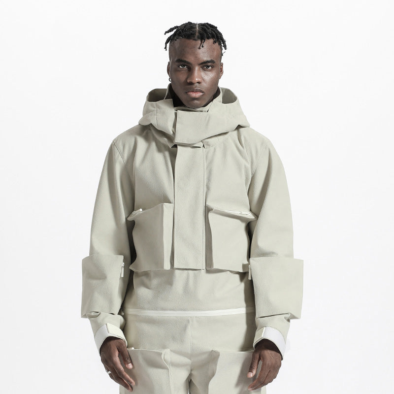 Futuristic Design Warrior Jumpsuits With Multi-Pocket Design For men