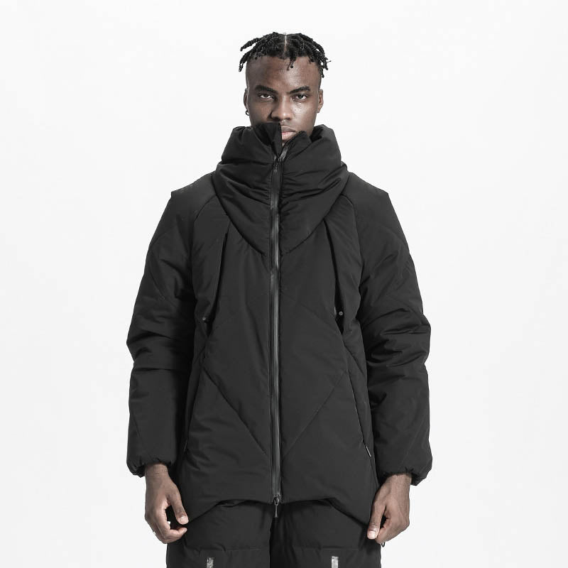 Minimalist Warrior Padded Jackets With Two-Way Zipper For men