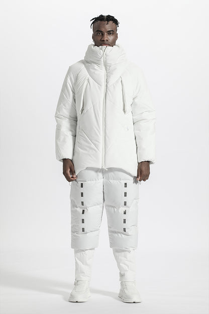 Minimalist Warrior Padded Jackets With Two-Way Zipper For men