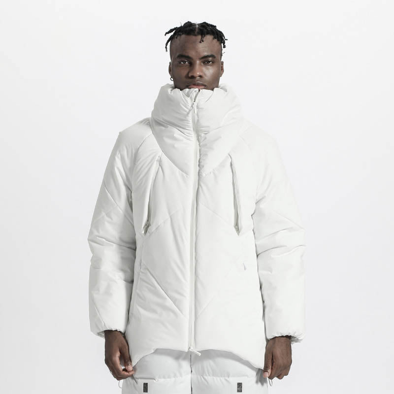 Minimalist Warrior Padded Jackets With Two-Way Zipper For men