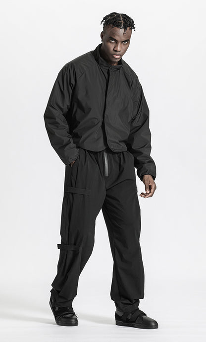 Cropped Length Warrior Padded Jackets With Hidden Pocket For men