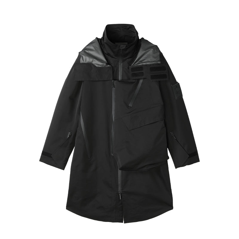 Longline Warrior Coats With Two-Way Zipper For men