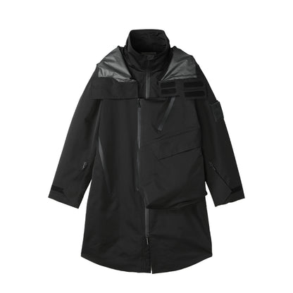 Longline Warrior Coats With Two-Way Zipper For men