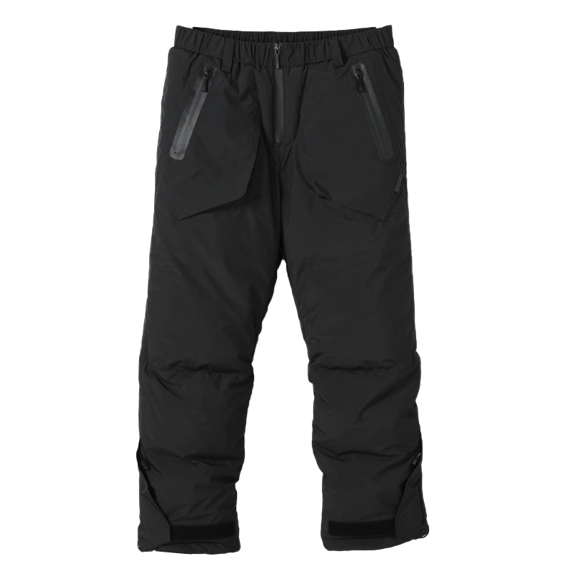 Loose/Relaxed Fit Warrior Down Pants With Elastic Waistband For men