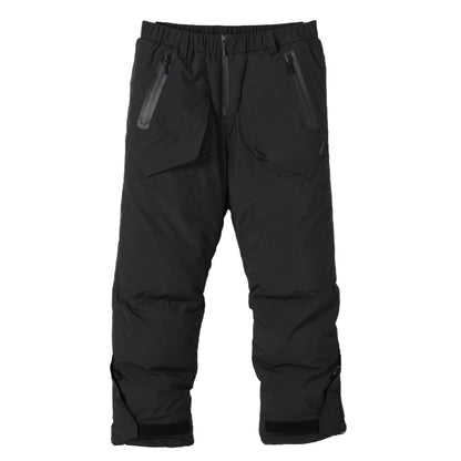 Loose/Relaxed Fit Warrior Down Pants With Elastic Waistband For men