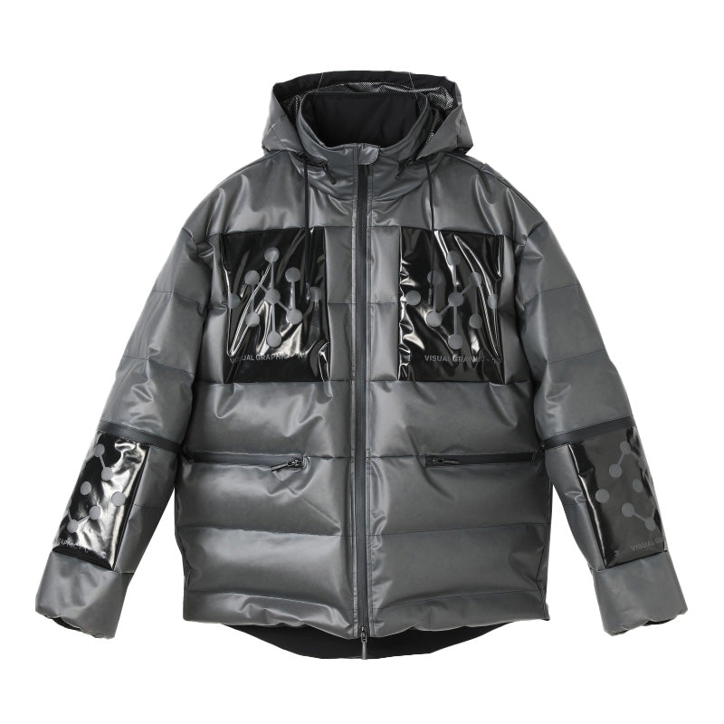 Techwear Style Warrior Padded Jackets With Multi-Pocket Design For men