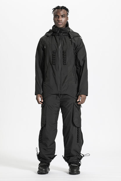 Utilitarian Warrior Cargo Pants With Multi-Pocket Design For men