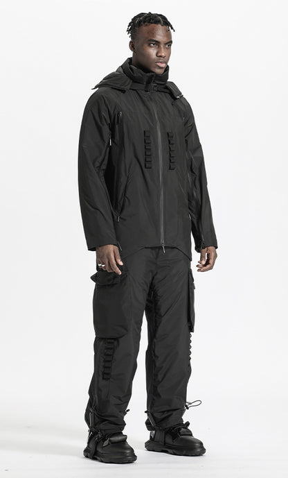 Utilitarian Warrior Cargo Pants With Multi-Pocket Design For men