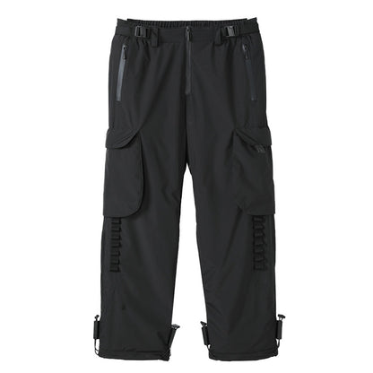 Utilitarian Warrior Cargo Pants With Multi-Pocket Design For men
