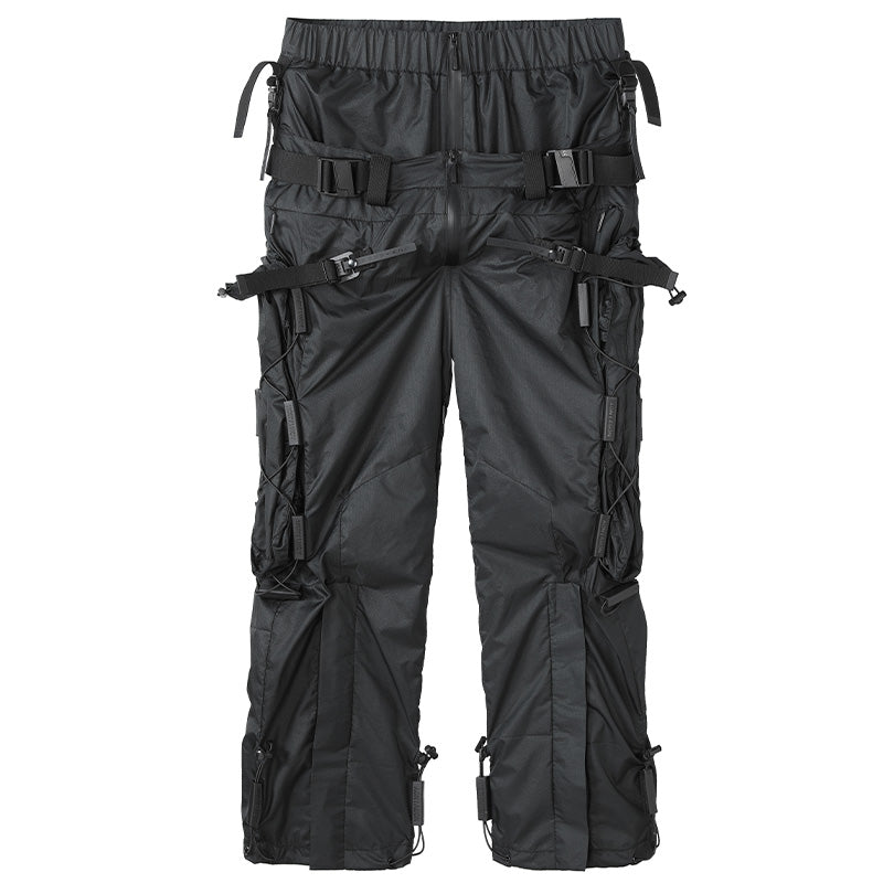 Utilitarian Warrior Cargo Pants With Multi-Pocket Design For men