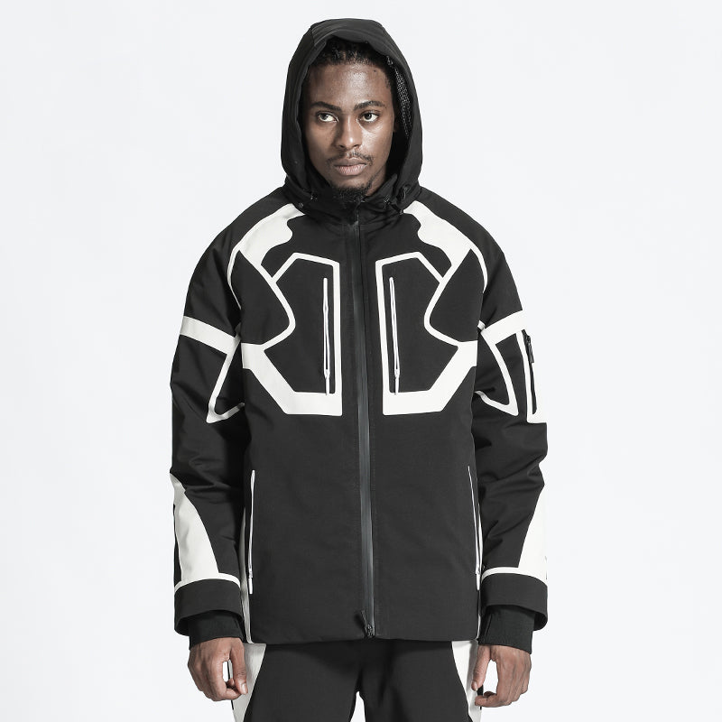 Outdoor Tech Warrior Padded Jackets With Two-Way Zipper For men