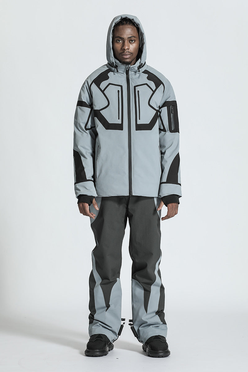 Outdoor Tech Warrior Padded Jackets With Two-Way Zipper For men