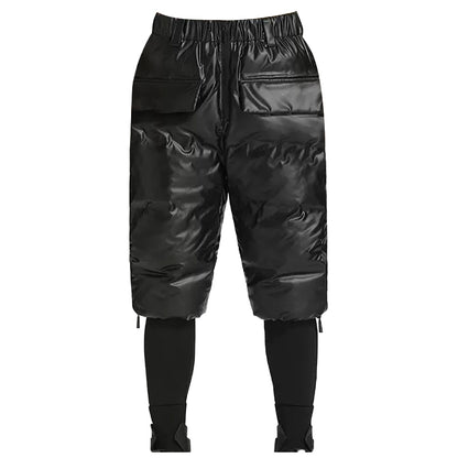 Streetwear Warrior Fleece / Cotton Pants With Elastic Waistband For men