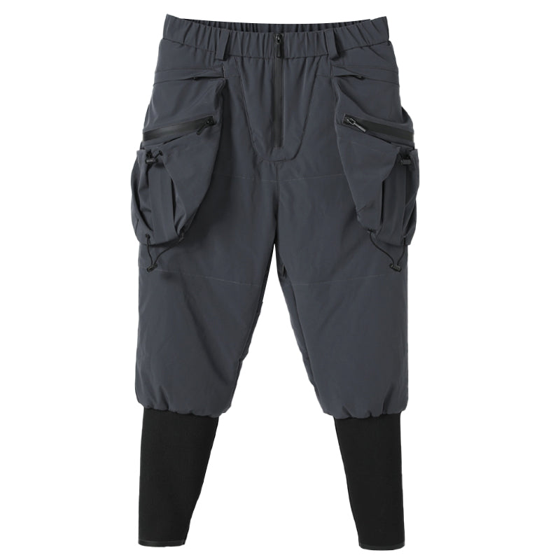Streetwear Warrior Fleece / Cotton Pants With Elastic Waistband For men