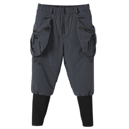 Streetwear Warrior Fleece / Cotton Pants With Elastic Waistband For men