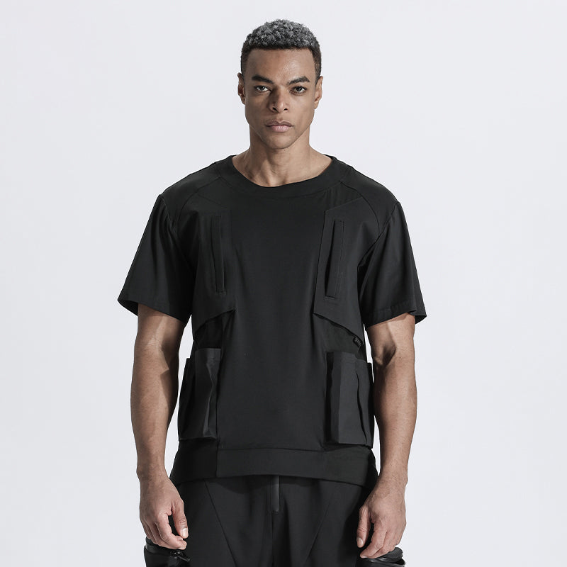 Utilitarian Warrior T-Shirts With Durable Ripstop For men