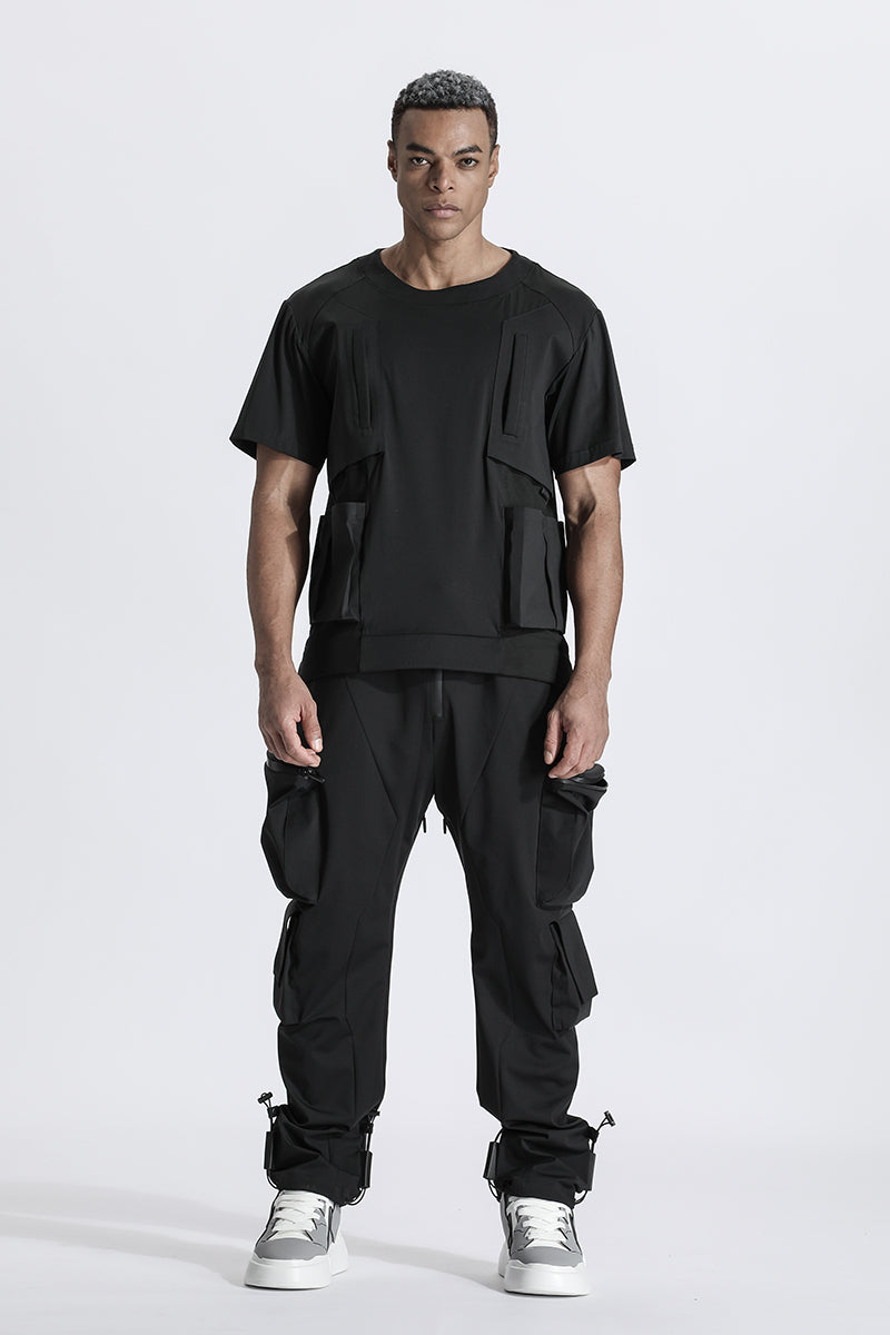 Utilitarian Warrior T-Shirts With Durable Ripstop For men