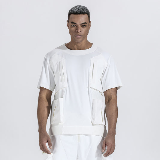 Utilitarian Warrior T-Shirts With Durable Ripstop For men