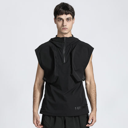 Patchwork panel Warrior Vests With Durable Ripstop For men