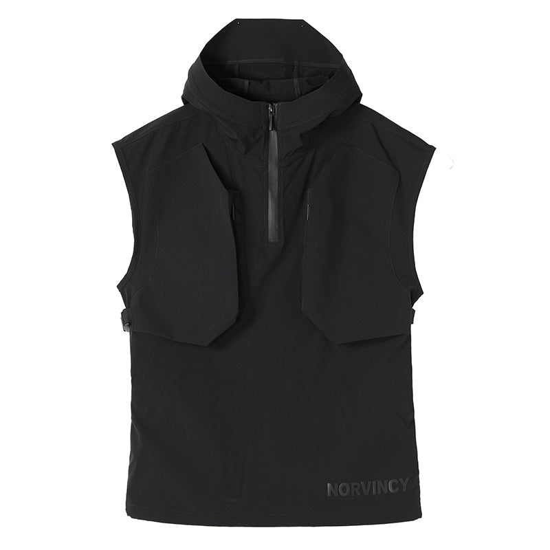 Patchwork panel Warrior Vests With Durable Ripstop For men