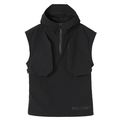 Patchwork panel Warrior Vests With Durable Ripstop For men