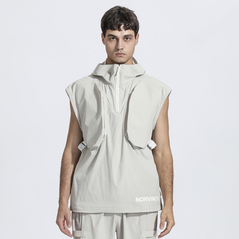 Patchwork panel Warrior Vests With Durable Ripstop For men