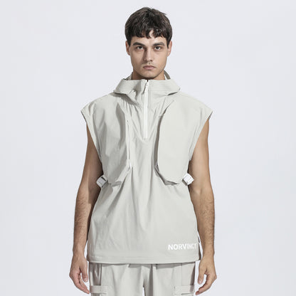 Patchwork panel Warrior Vests With Durable Ripstop For men