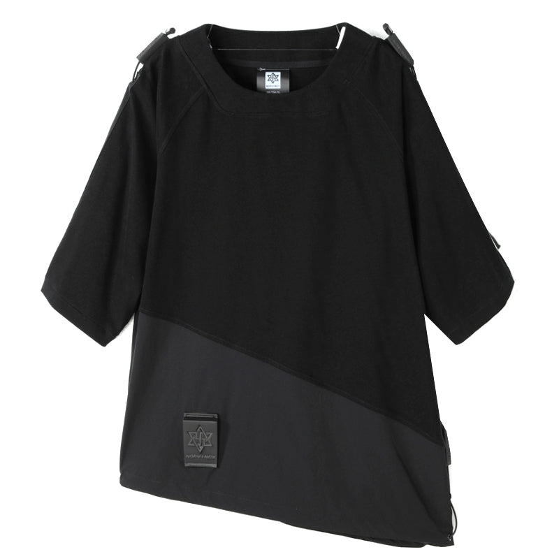 Patchwork panel Warrior T-Shirts With Durable Ripstop For men