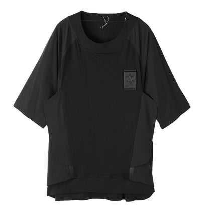 Patchwork panel Warrior T-Shirts With Durable Ripstop For men
