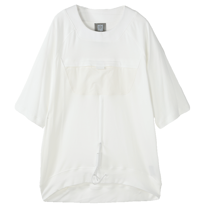 Patchwork panel Warrior T-Shirts With Durable Ripstop For men