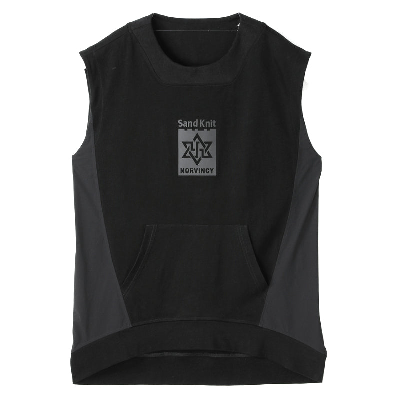 Patchwork panel Warrior Tank Tops (Sleeveless Tops) With Durable Ripstop For men