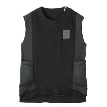 Patchwork panel Warrior Tank Tops (Sleeveless Tops) With Durable Ripstop For men