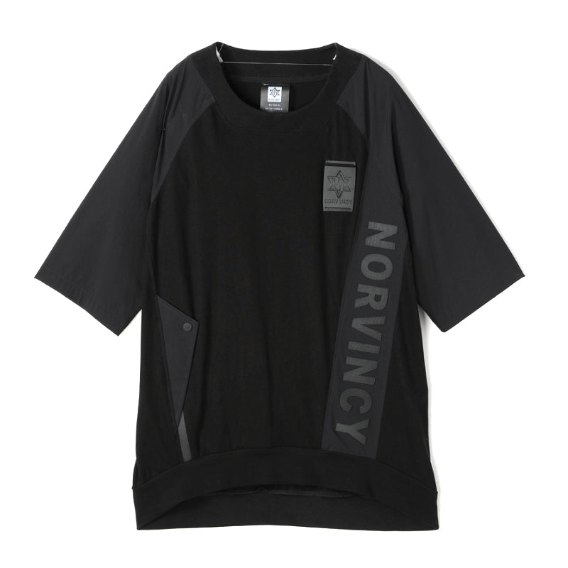 Patchwork panel Warrior T-Shirts With Durable Ripstop For men