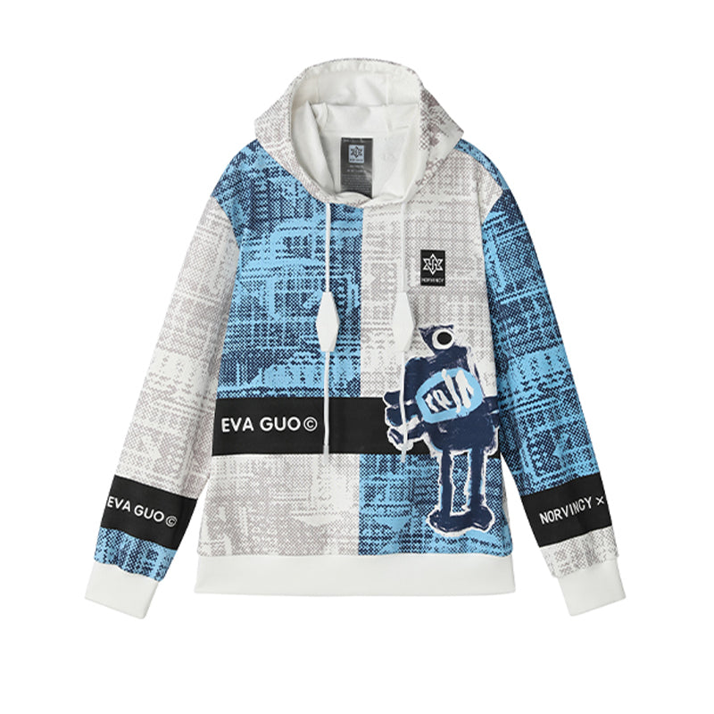 Avant-Garde Warrior Hoodies & Sweatshirts With Adjustable Drawstring For men