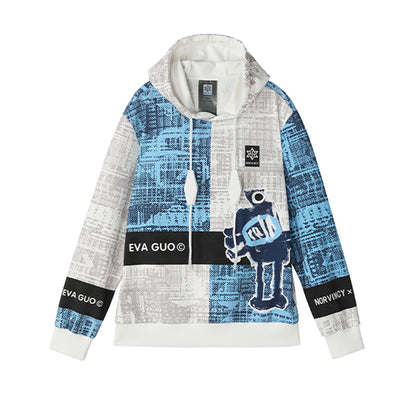 Avant-Garde Warrior Hoodies & Sweatshirts With Adjustable Drawstring For men