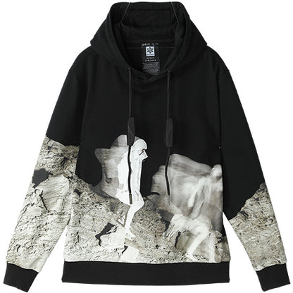 Avant-Garde Warrior Hoodies & Sweatshirts With Adjustable Drawstring For men
