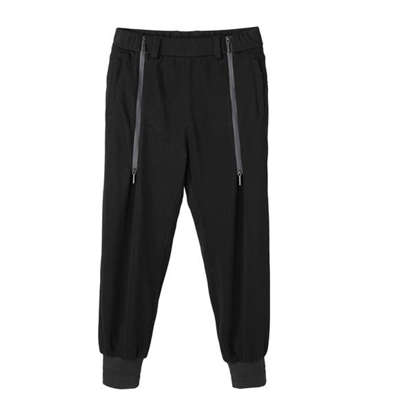 Futuristic Design Warrior Sweatpants With Elastic Waistband For men
