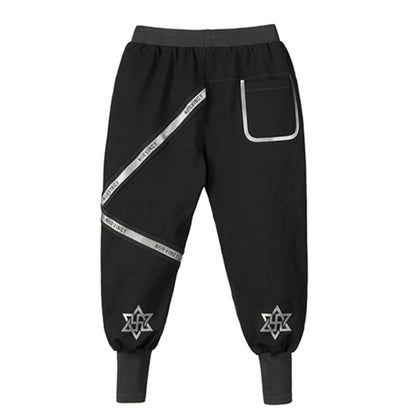 Streetwear Warrior Sweatpants With Elastic Waistband For men