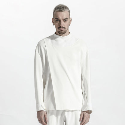 Patchwork panel Warrior Shirts With Durable Ripstop For men