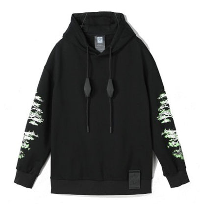 Avant-Garde Warrior Hoodies & Sweatshirts With Ribbed Cuffs/Hem For men