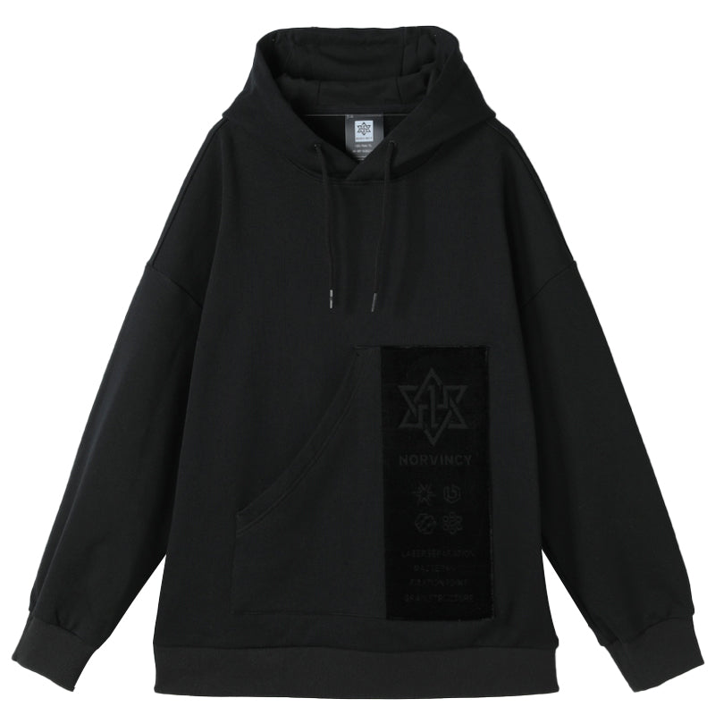 Avant-Garde Warrior Hoodies & Sweatshirts With Ribbed Cuffs/Hem For men