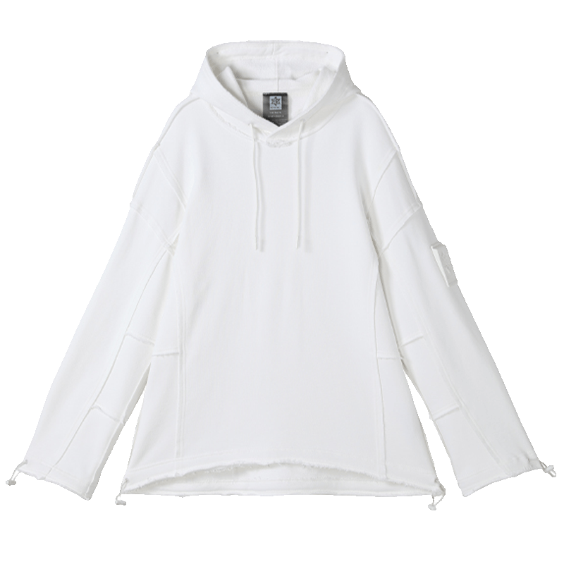 Streetwear Warrior Hoodies & Sweatshirts With Ribbed Cuffs/Hem For men