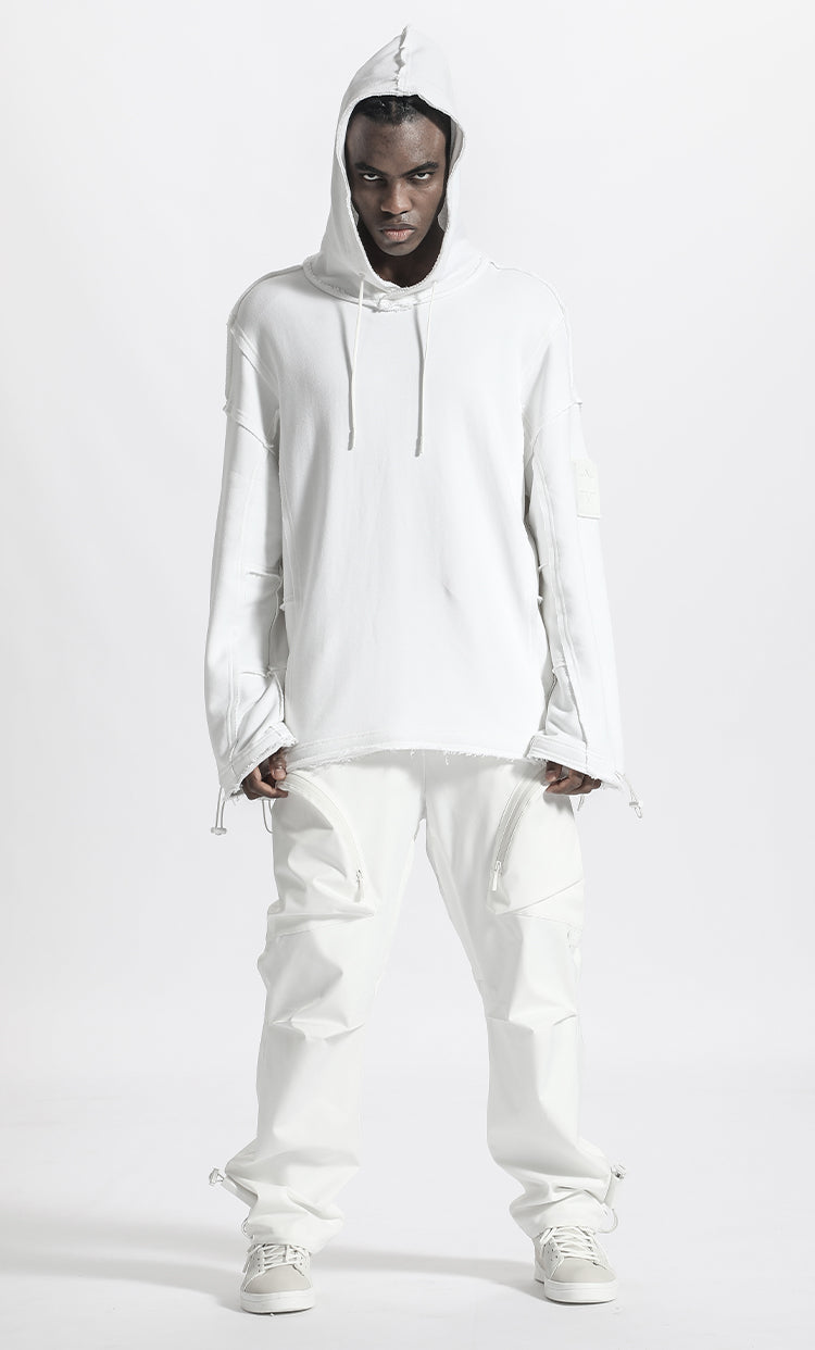Streetwear Warrior Hoodies & Sweatshirts With Ribbed Cuffs/Hem For men