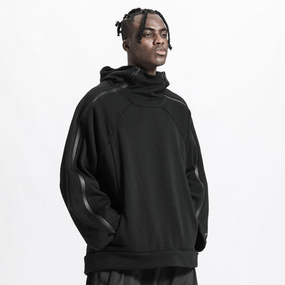 Oversized Fit Warrior Hoodies & Sweatshirts With Ribbed Cuffs/Hem For men