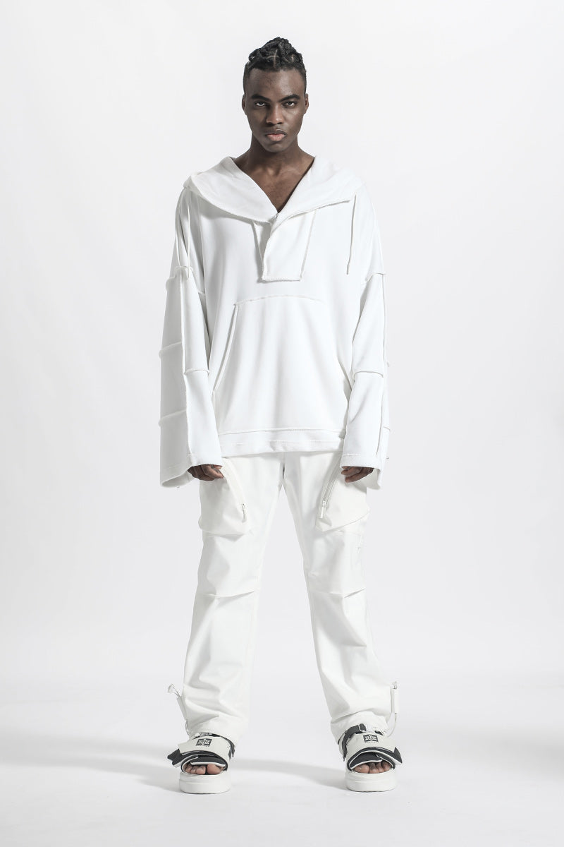Minimalist Warrior Hoodies & Sweatshirts With Ribbed Cuffs/Hem For men