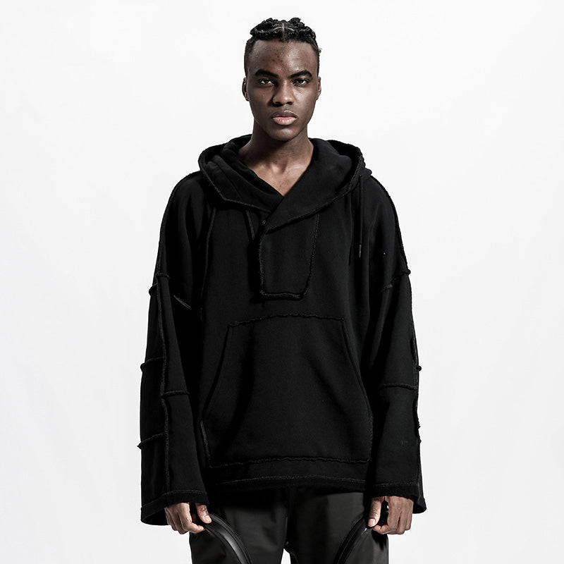 Minimalist Warrior Hoodies & Sweatshirts With Ribbed Cuffs/Hem For men
