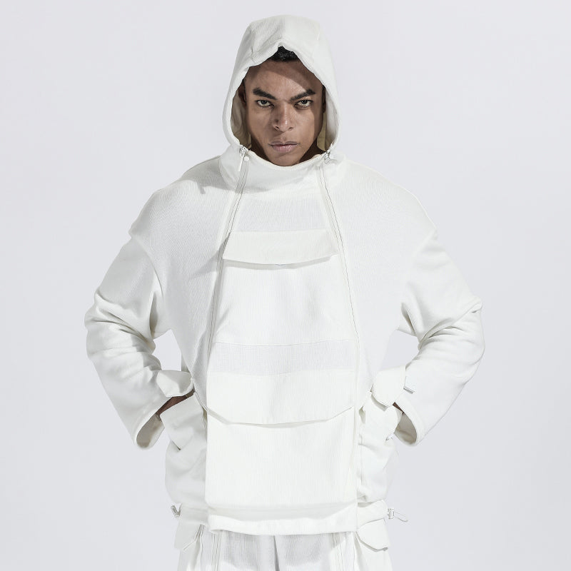 Avant-Garde Warrior Jackets With Multi-Pocket Design For men