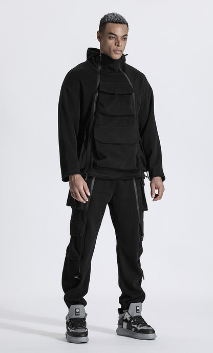 Avant-Garde Warrior Jackets With Multi-Pocket Design For men