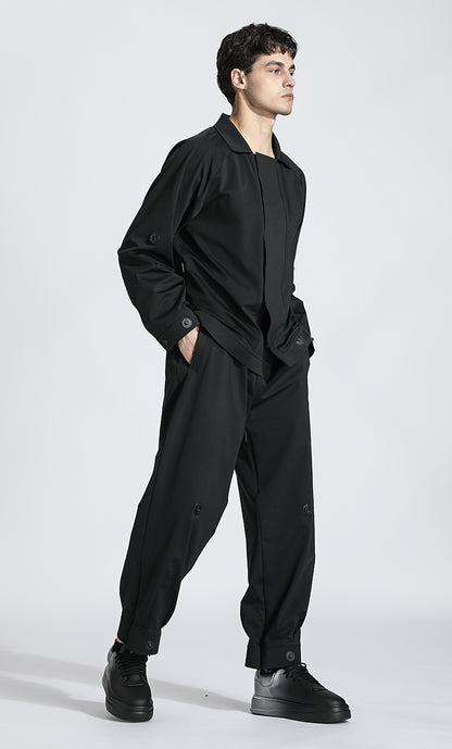 Minimalist Warrior joggers With Elastic Waistband For men