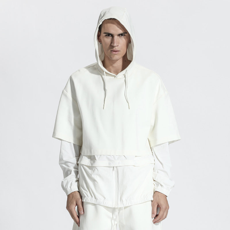 Streetwear Warrior Hoodies & Sweatshirts With Ribbed Cuffs/Hem For men